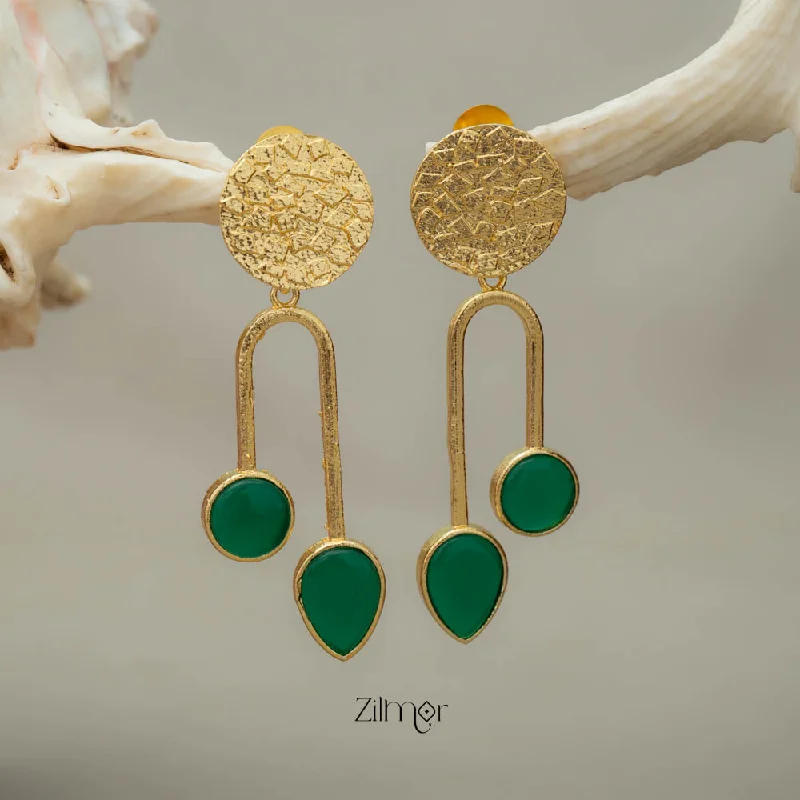 Women’s geometric earrings-NA100979 - Western Drop Earrings