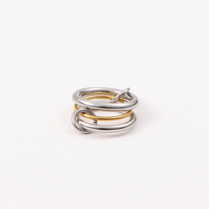 Women’s luxury wedding ring-Mia Spinner Stackable Ring