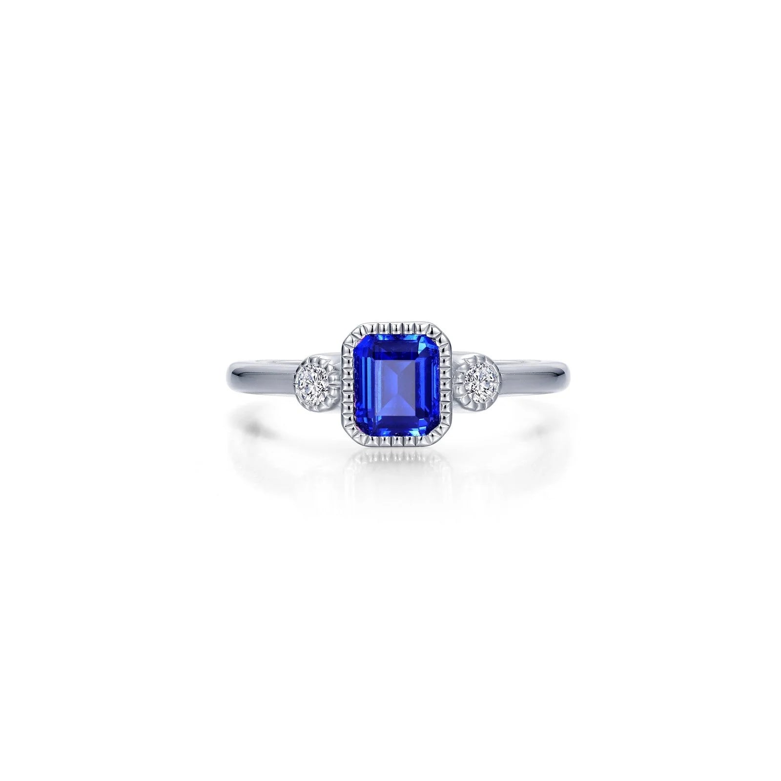 Women’s modern engagement ring-September Birthstone Ring