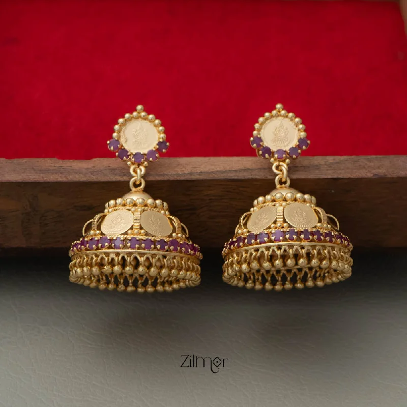 Women’s luxury fashion earrings-PP101862 -Gold tone Kaashu Lakshmi Jumkha Earrings