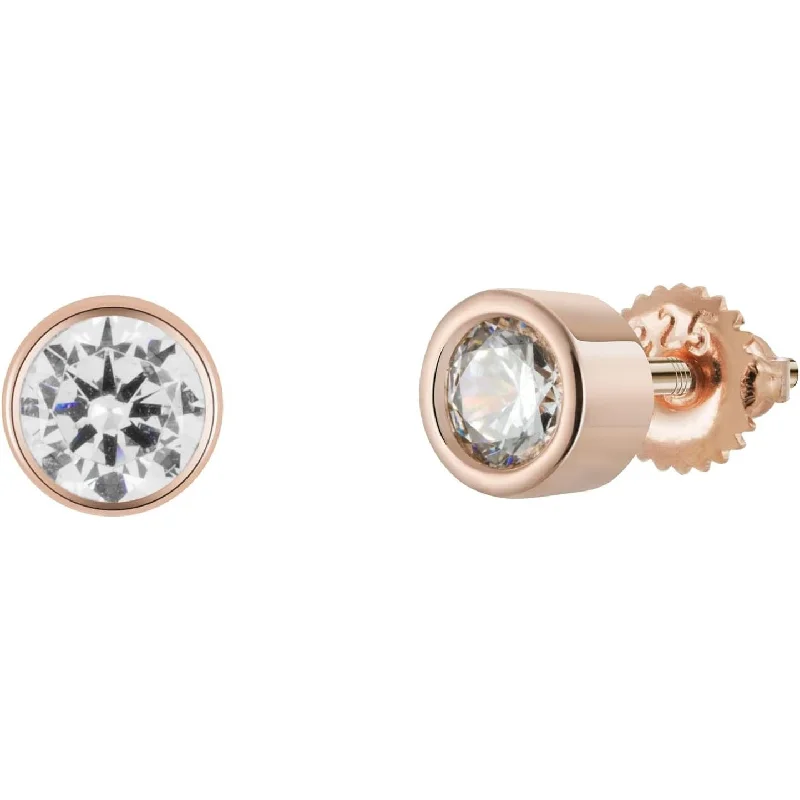 Women’s custom diamond earrings-Birthstone Crystals Stud Earrings