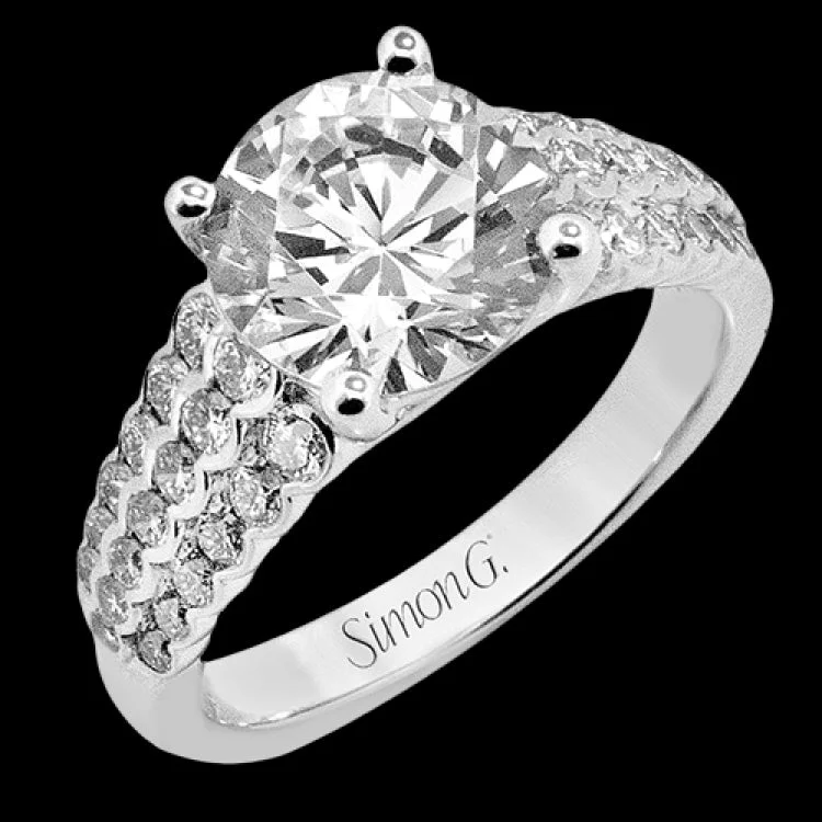 Women’s vintage diamond engagement ring-LR3364 ENGAGEMENT RING