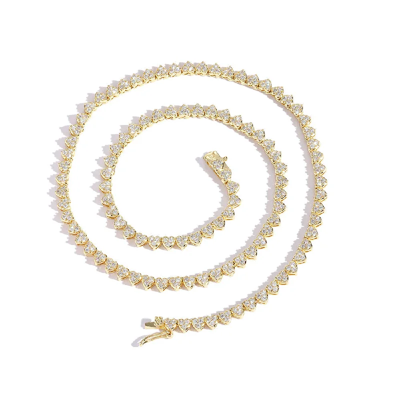 20inch(50cm) Golden White Zirconium