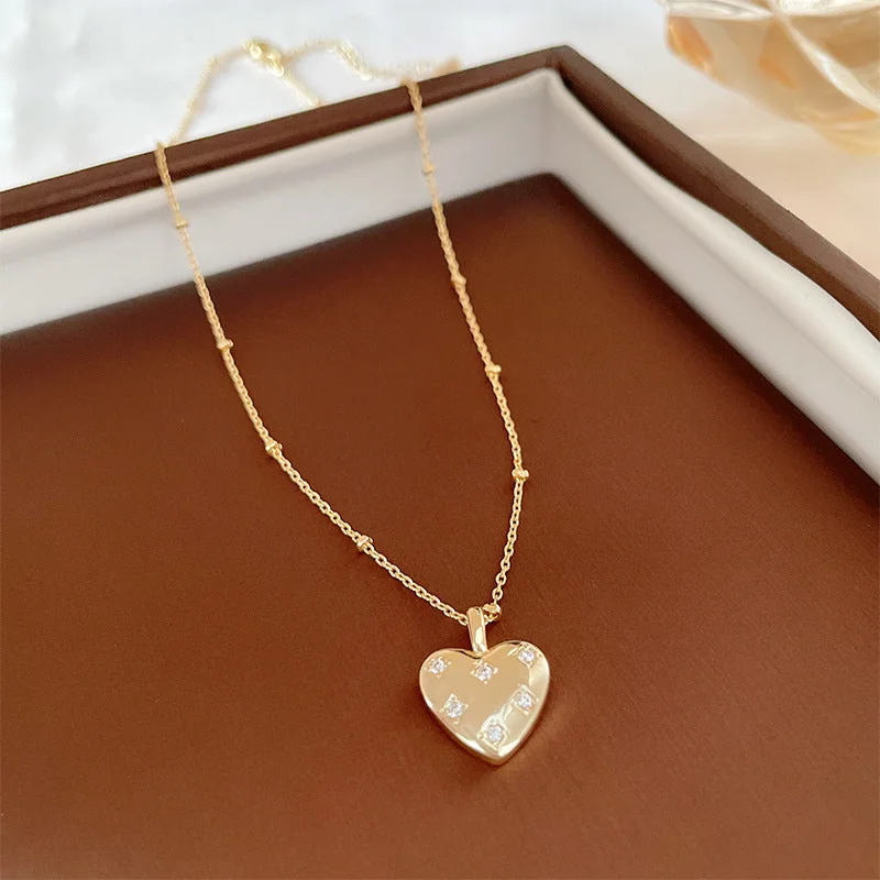 6# Necklace-Golden Heart