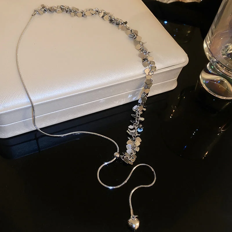 7# Necklace-Silver Heart