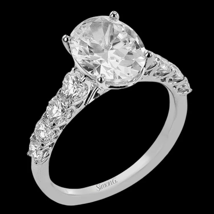 Women’s dazzling diamond engagement ring-LR2965-A ENGAGEMENT RING