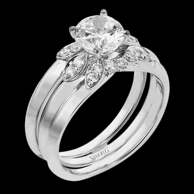 Women’s elegant solitaire engagement ring-LR3122 WEDDING SET