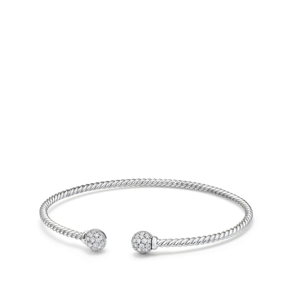 Women’s silver stackable bracelet-David Yurman 6mm Solari Bracelet