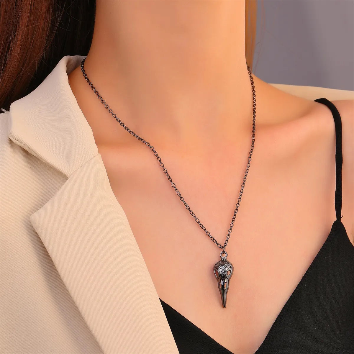 Women’s gemstone pendant necklace-Retro Bird Alloy Plating Women's Pendant Necklace