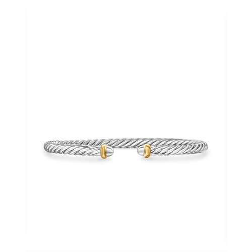 Women’s braided bracelet-David Yurman 4mm Modern Cable Flex Bracelet