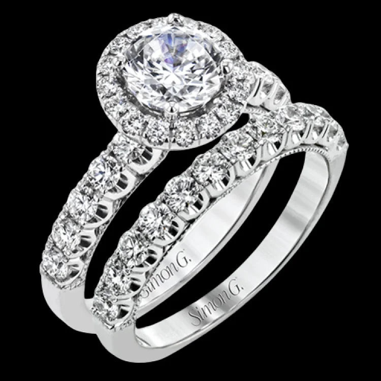 Women’s bridal engagement ring set-LR2343 WEDDING SET