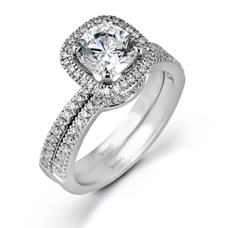 Women’s vintage diamond solitaire engagement ring-MR1842 WEDDING SET