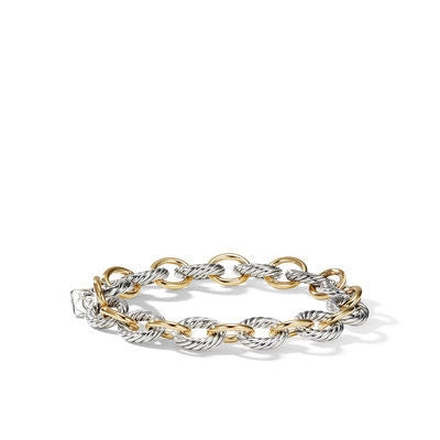 Women’s layered bracelet-David Yurman 10mm Oval Link Bracelet