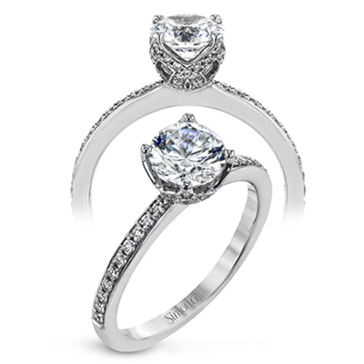 Women’s vintage diamond engagement ring-LR2227 ENGAGEMENT RING