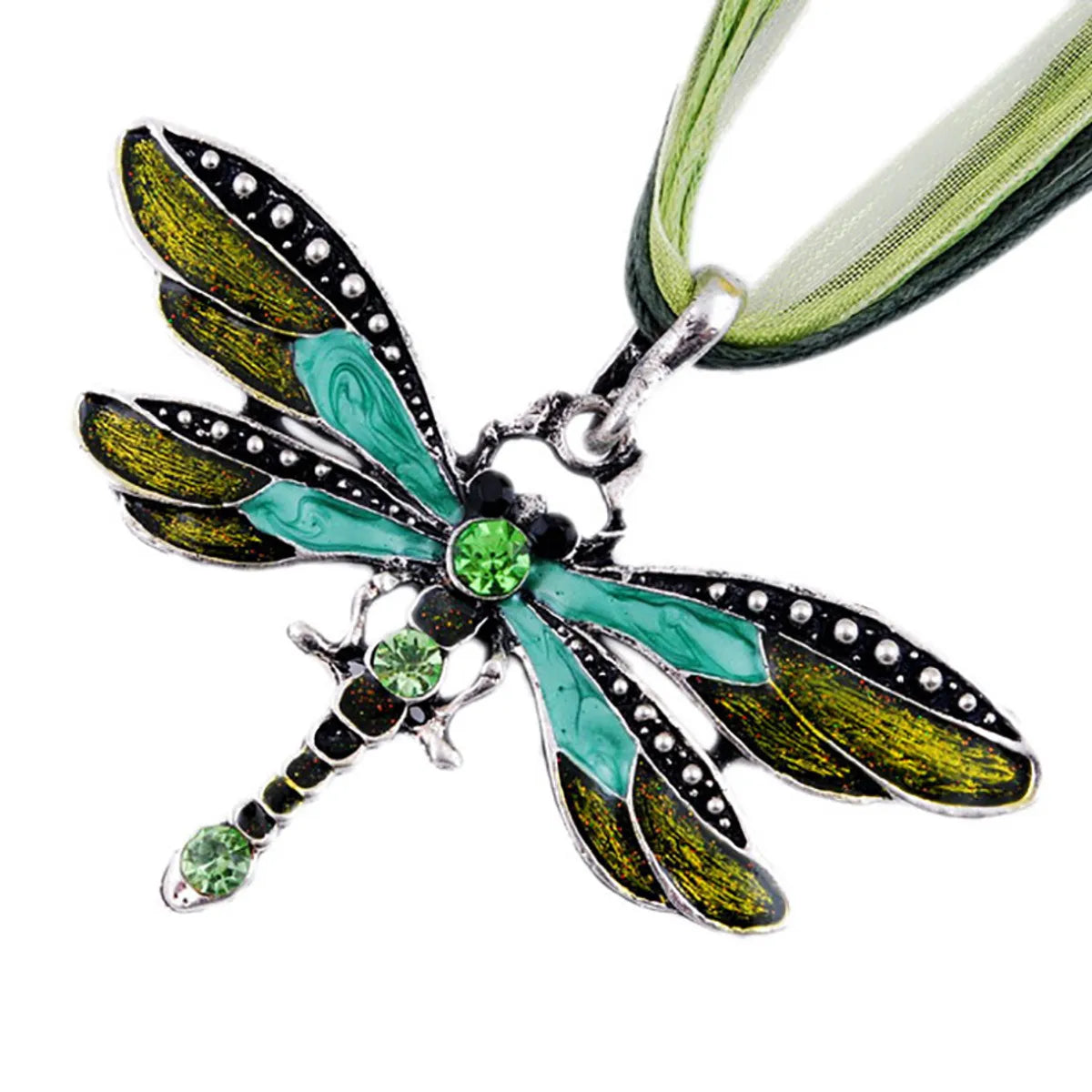 Women’s elegant necklace-Simple Style Insect Alloy Enamel Women's Pendant Necklace