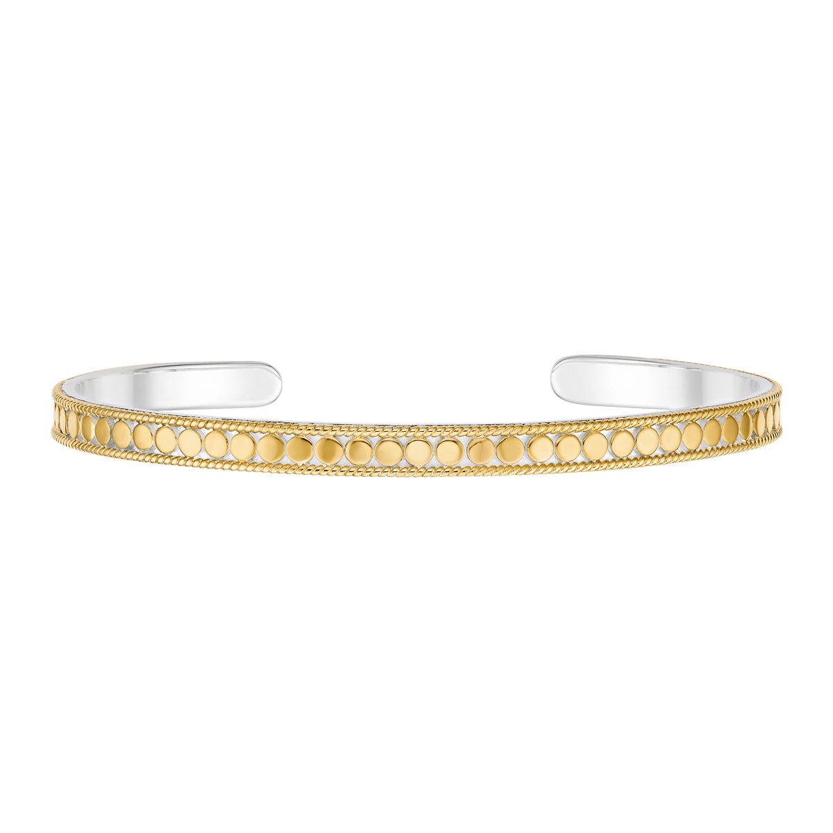 Women’s emerald bracelet-Anna Beck Dotted Stacking Bracelet - Gold Plated