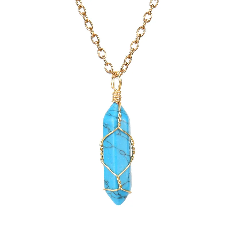 Blue Turquoise (Including Chain)