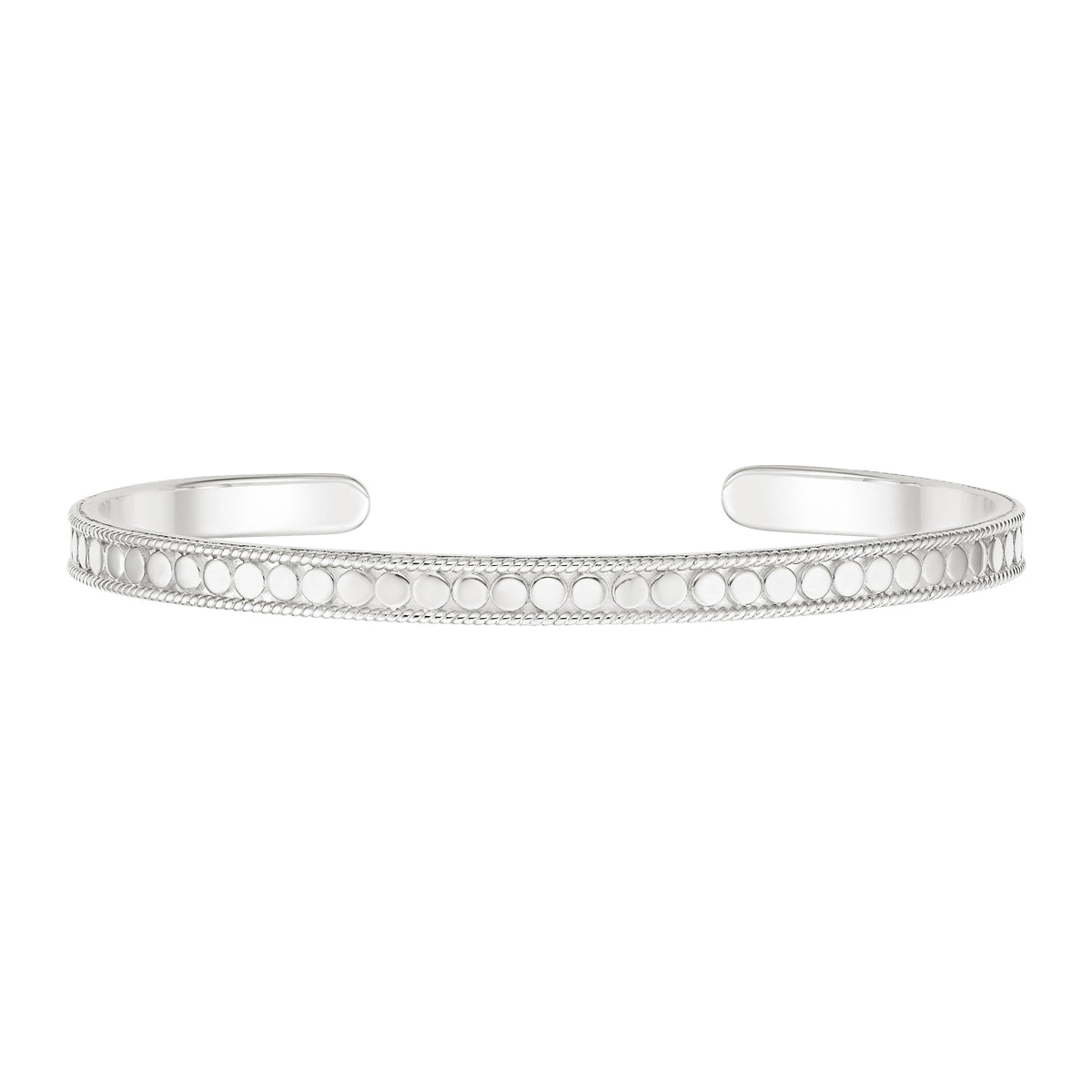 Women’s multi-layer bracelet-Anna Beck Dotted Stacking Bracelet - Silver