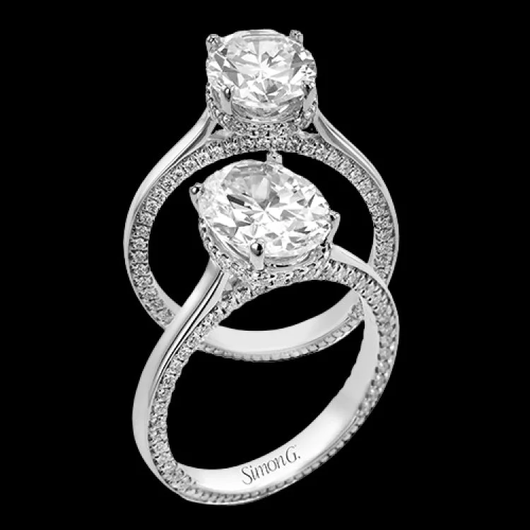 Women’s elegant solitaire engagement ring-LR3261 ENGAGEMENT RING