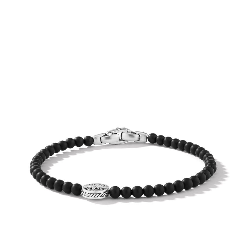 Women’s multi-stone bracelet-David Yurman 4mm Spiritual Bead Bracelet