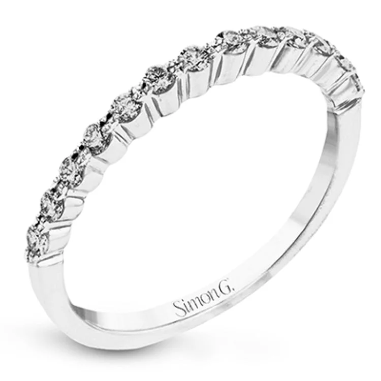 Women’s platinum engagement ring-MR2173-D-B-HF WEDDING BAND