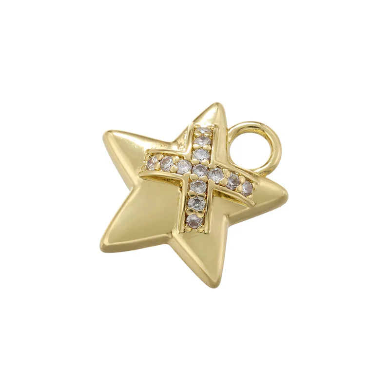 Vd1360 Golden Five-Pointed Star