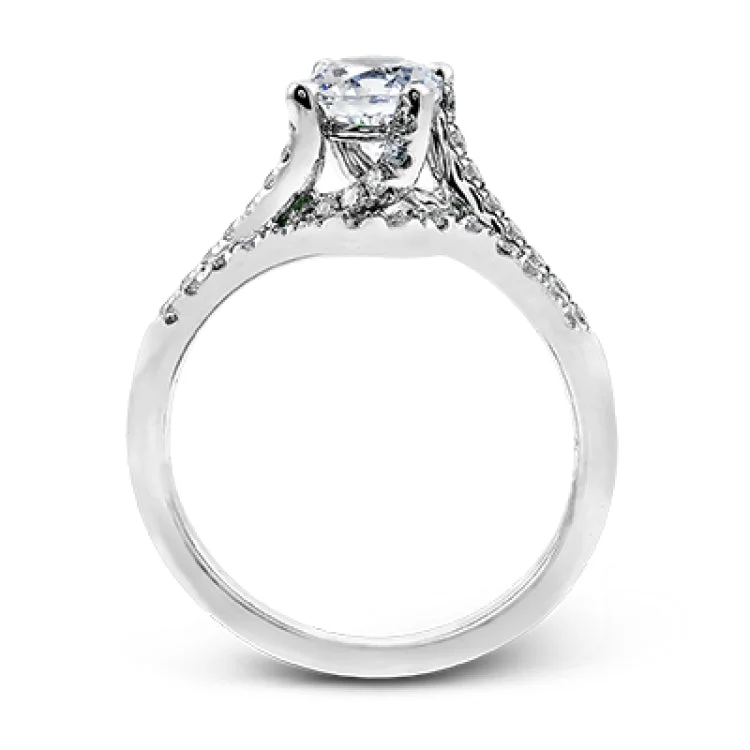 Women’s luxury engagement ring with diamonds-CR136 WEDDING SET