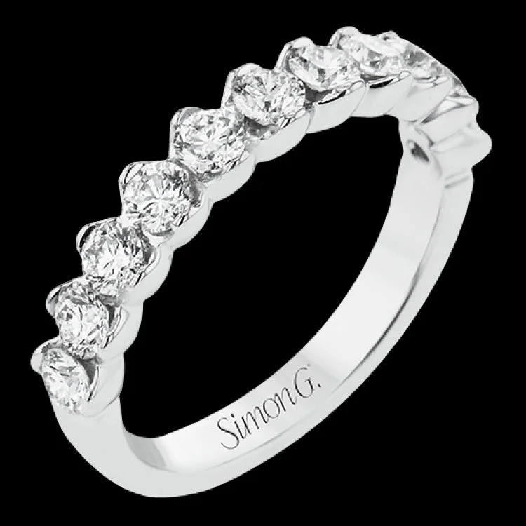 Women’s platinum diamond engagement ring-MR3015-A WEDDING BAND