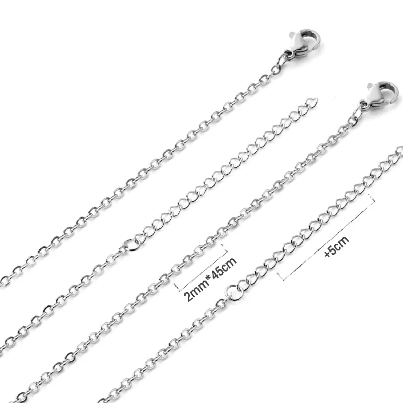 2mmo Word Chain Steel Color N5200345s