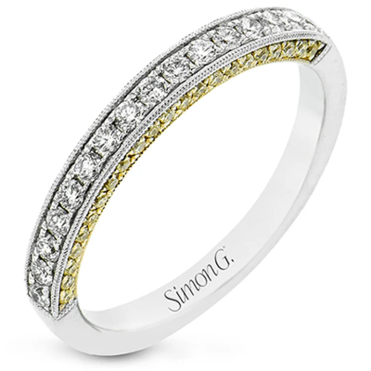 Women’s luxury engagement ring with diamonds-LR2931-B WEDDING BAND