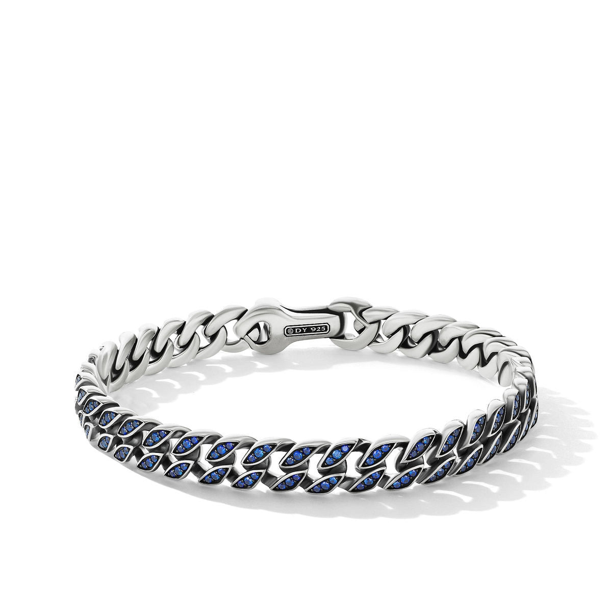 Women’s gemstone bracelet-David Yurman 8mm Curb Chain Bracelet