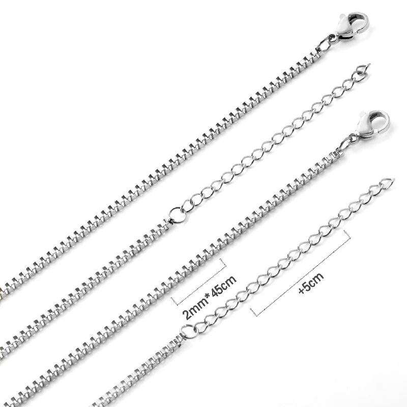 2mm Box Chain Steel