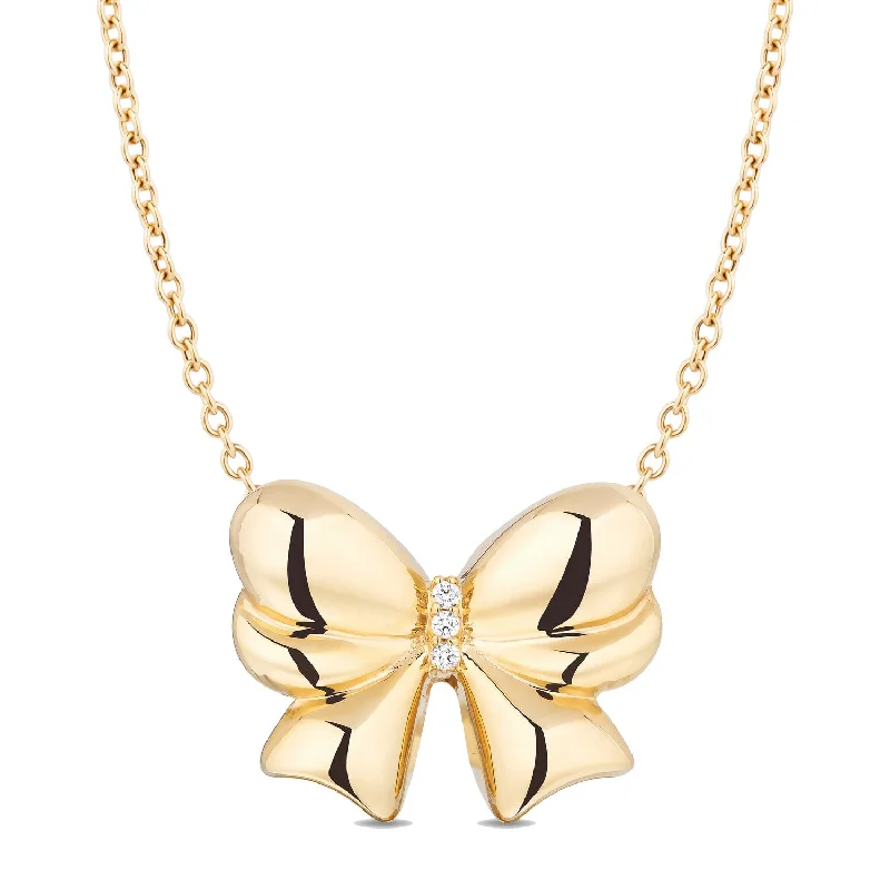 Women’s stylish necklace-Evie Bow Necklace