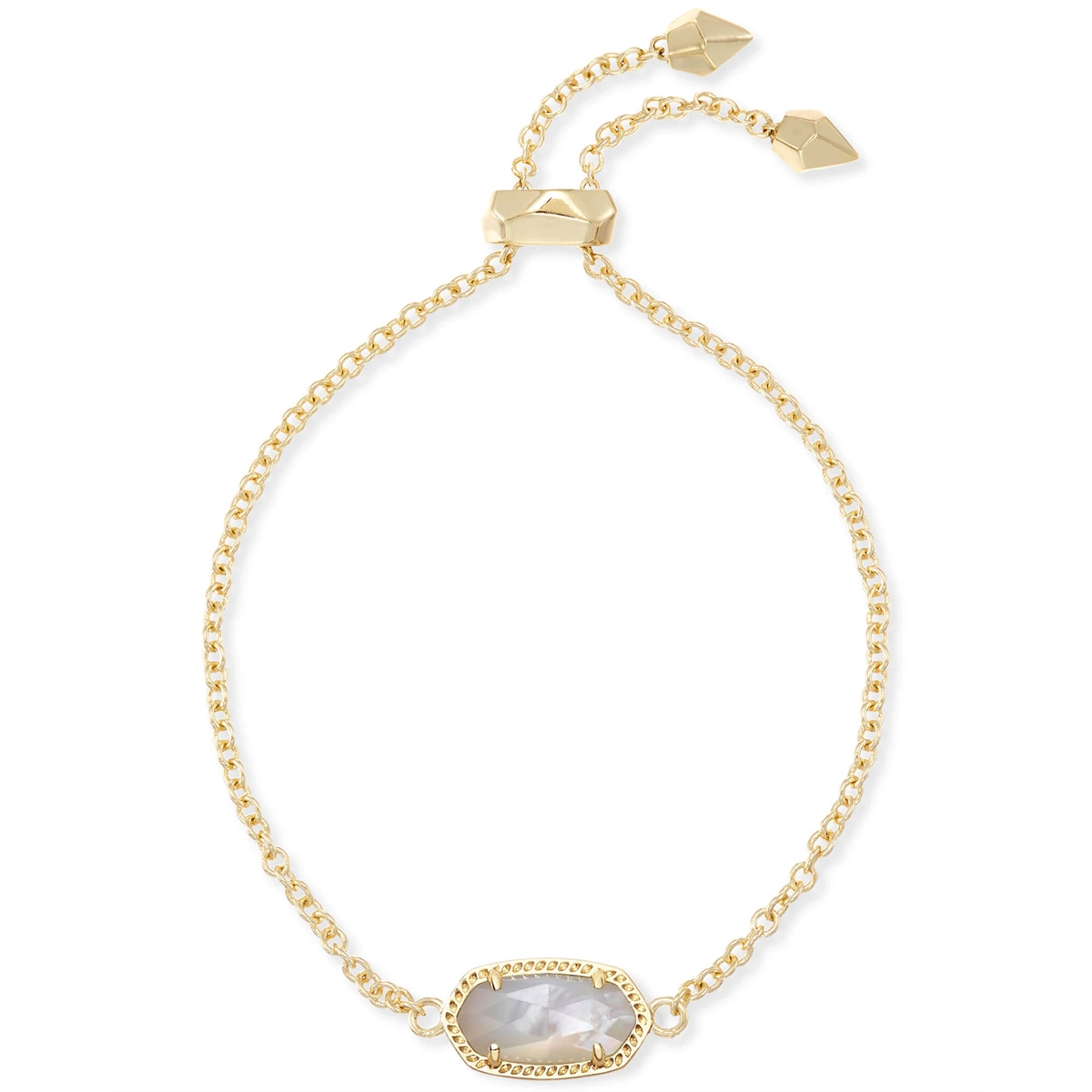 Women’s boho bracelet-Kendra Scott Elaina Bracelet in Gold with Mother of Pearl