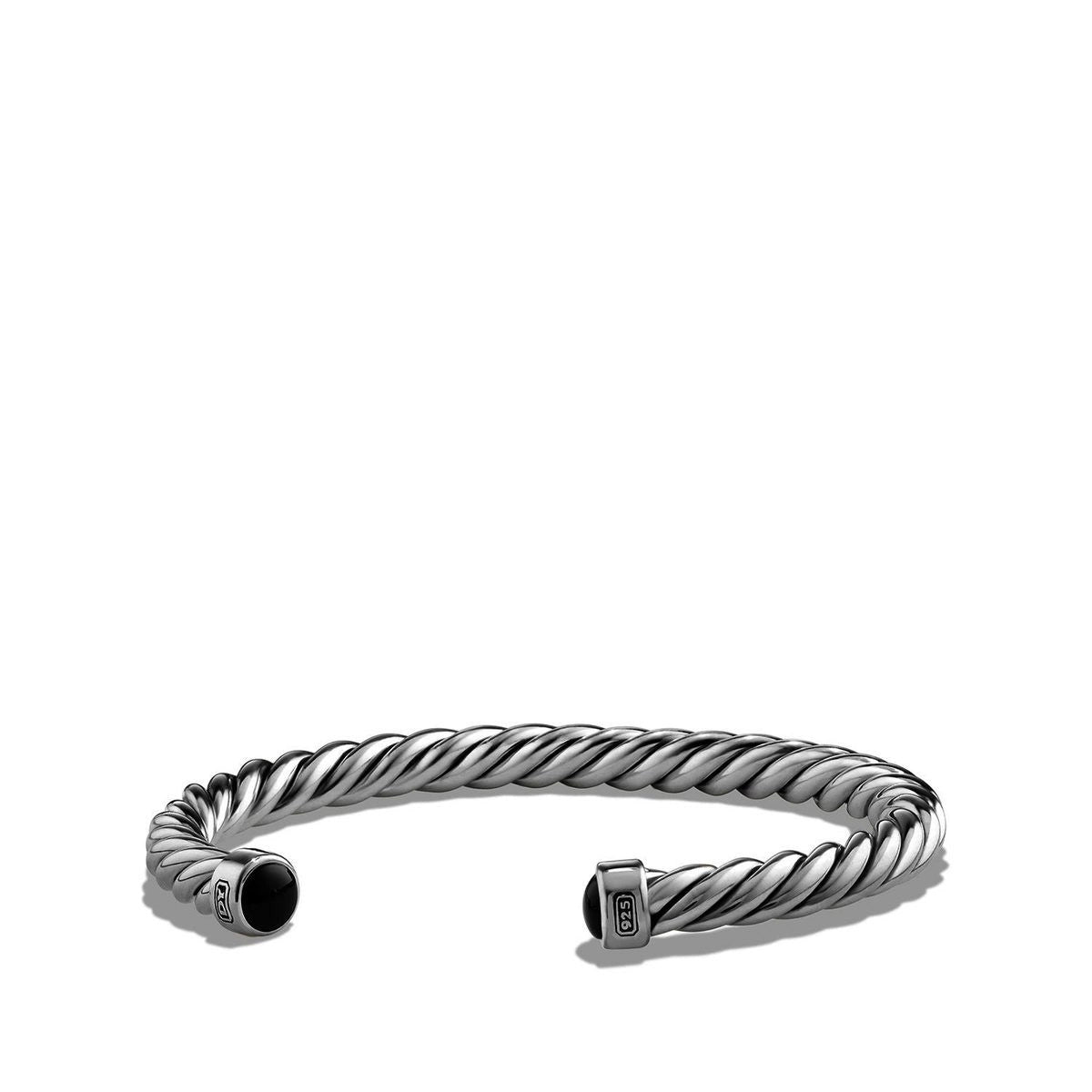 Women’s luxury diamond bangle-David Yurman 6mm Cable Bracelet