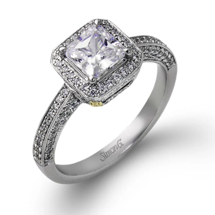 Women’s matching engagement ring and wedding band-R9233 ENGAGEMENT RING