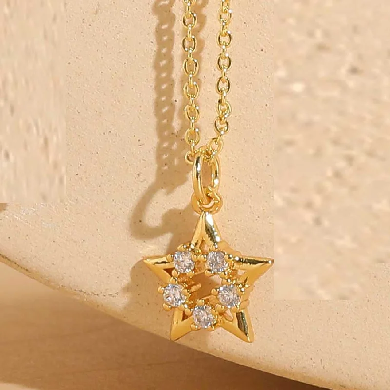 Five-Pointed Star 14K Gold