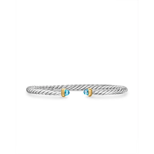 Women’s beaded bracelet-David Yurman 4mm Modern Cable Flex Bracelet