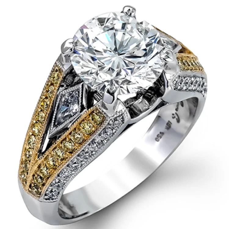 Women’s radiant diamond engagement ring-NR214 ENGAGEMENT RING