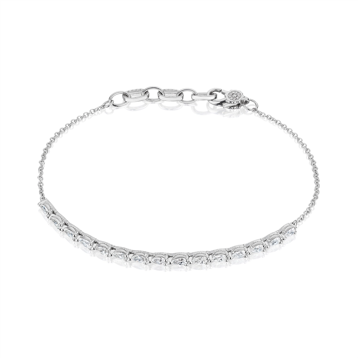 Women’s delicate bracelet-Tacori 18K White Gold Diamond Bracelet