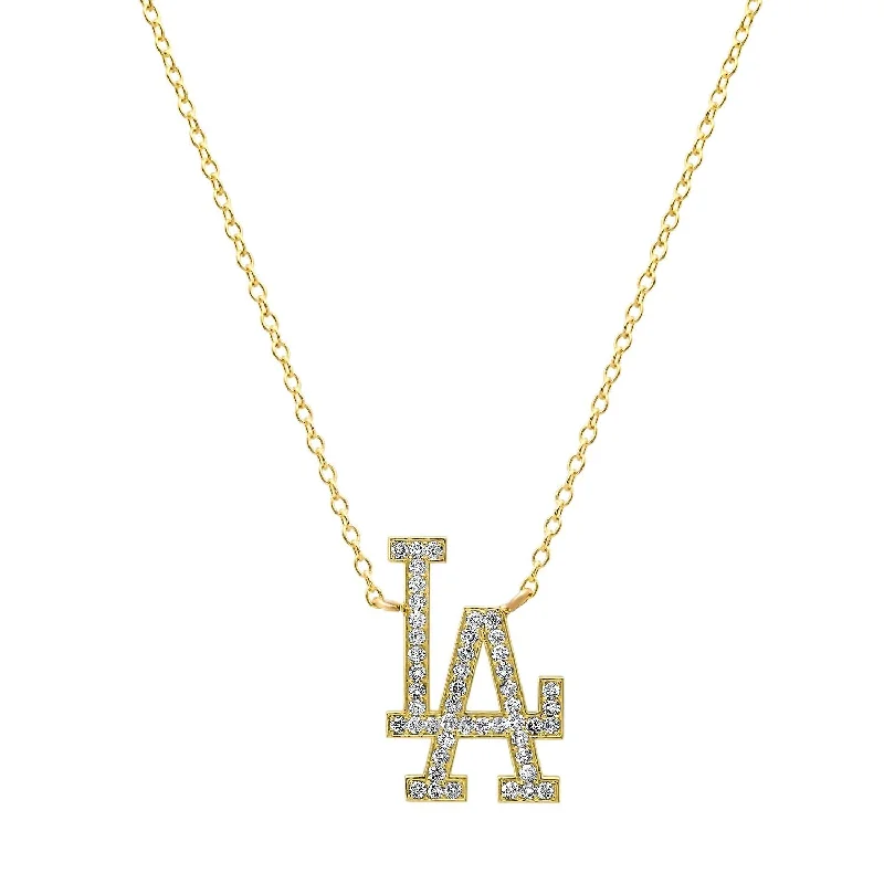 Women’s romantic necklace-I Love LA Diamond Icon Necklace