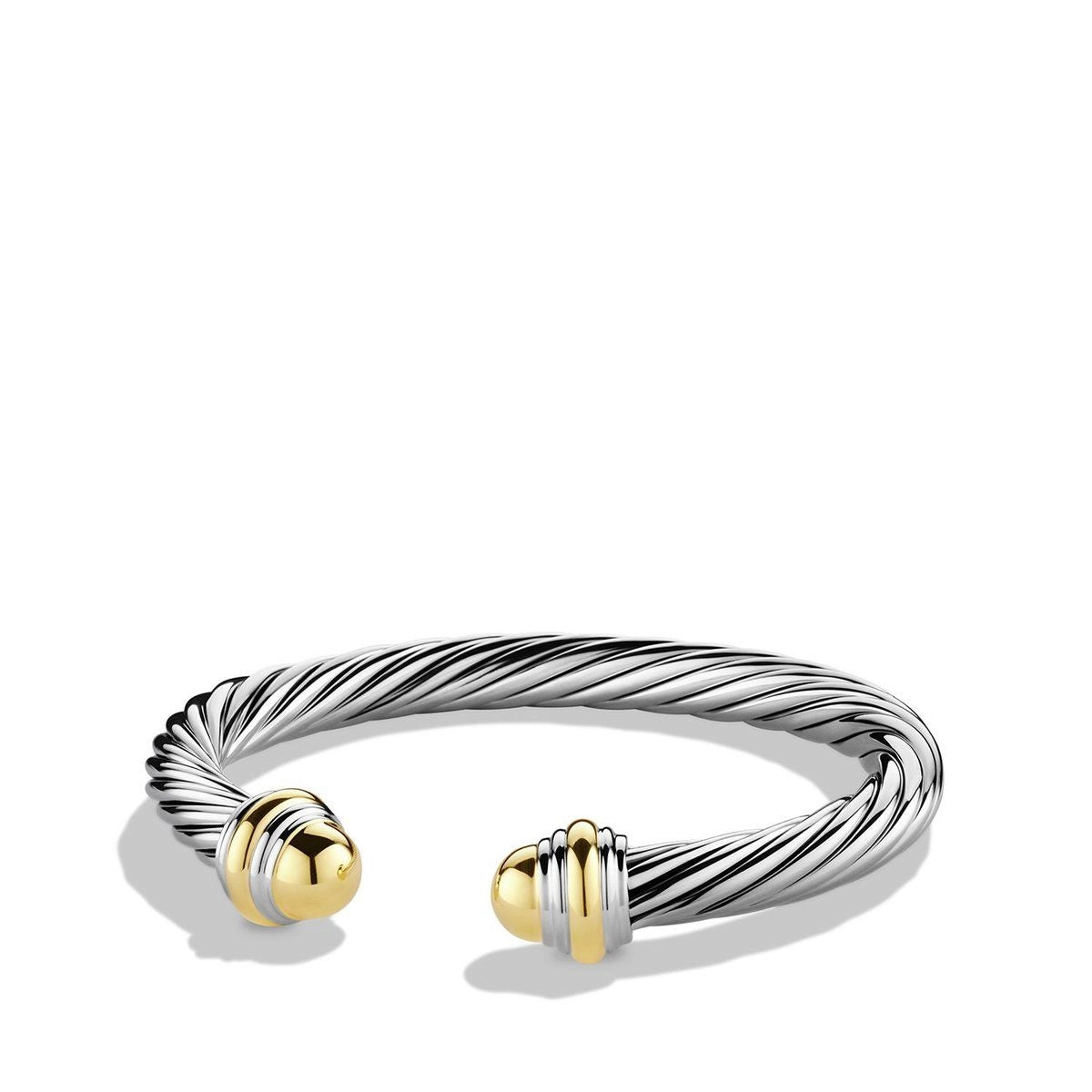 Women’s elegant gold bracelet-David Yurman 7mm Classic Cable Bracelet