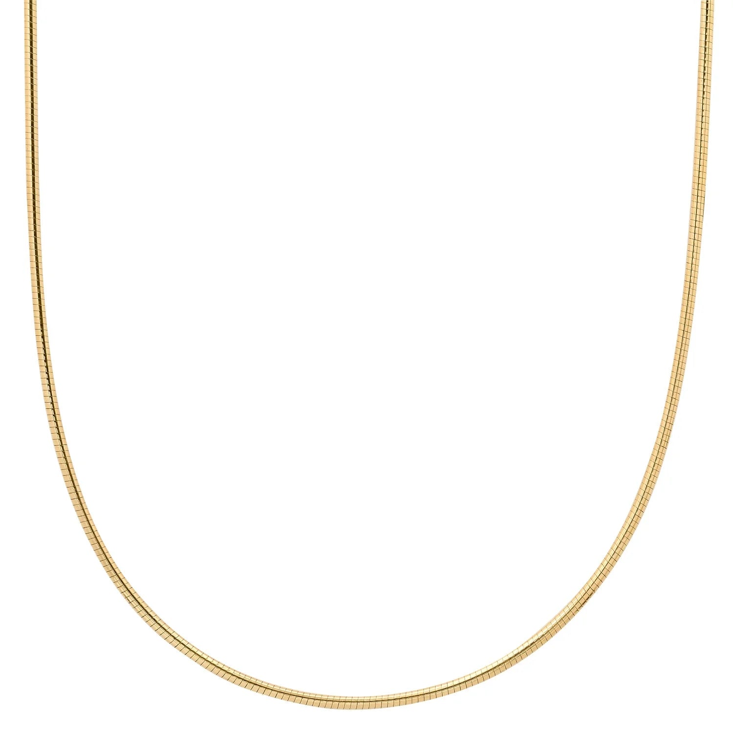 Women’s wedding necklace-High Polish Gold Ella Chain