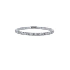 Women’s antique bracelet-Roberto Demeglio 18K White Gold Medium Diamond Bracelet