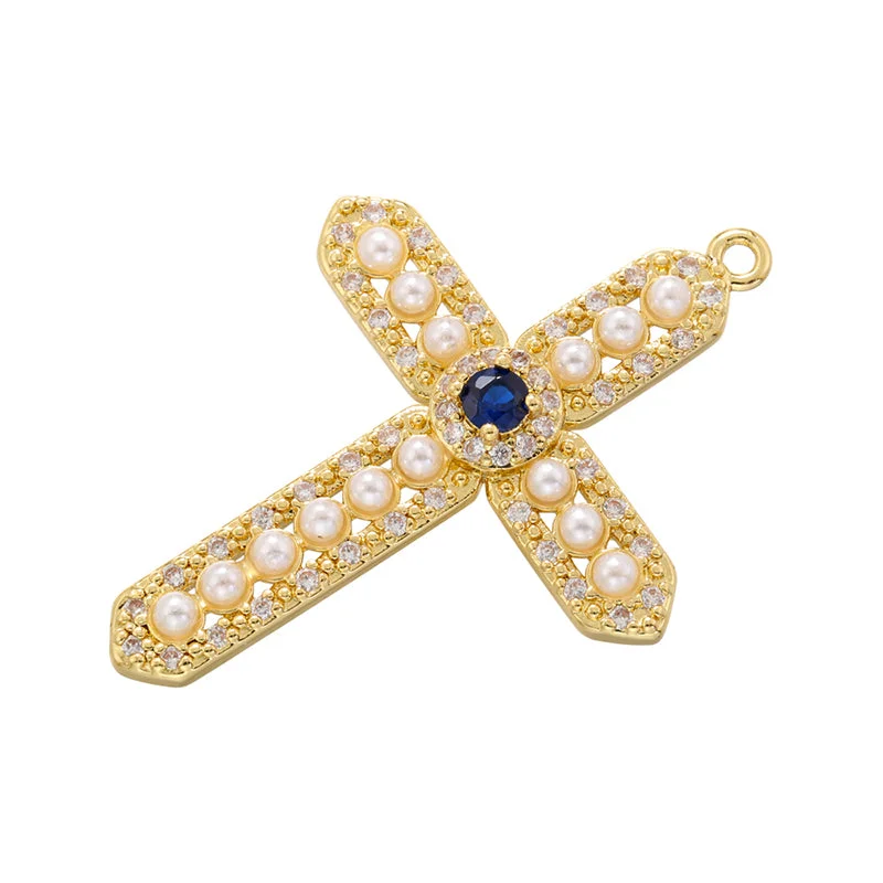 Gold Cross Pendant 1