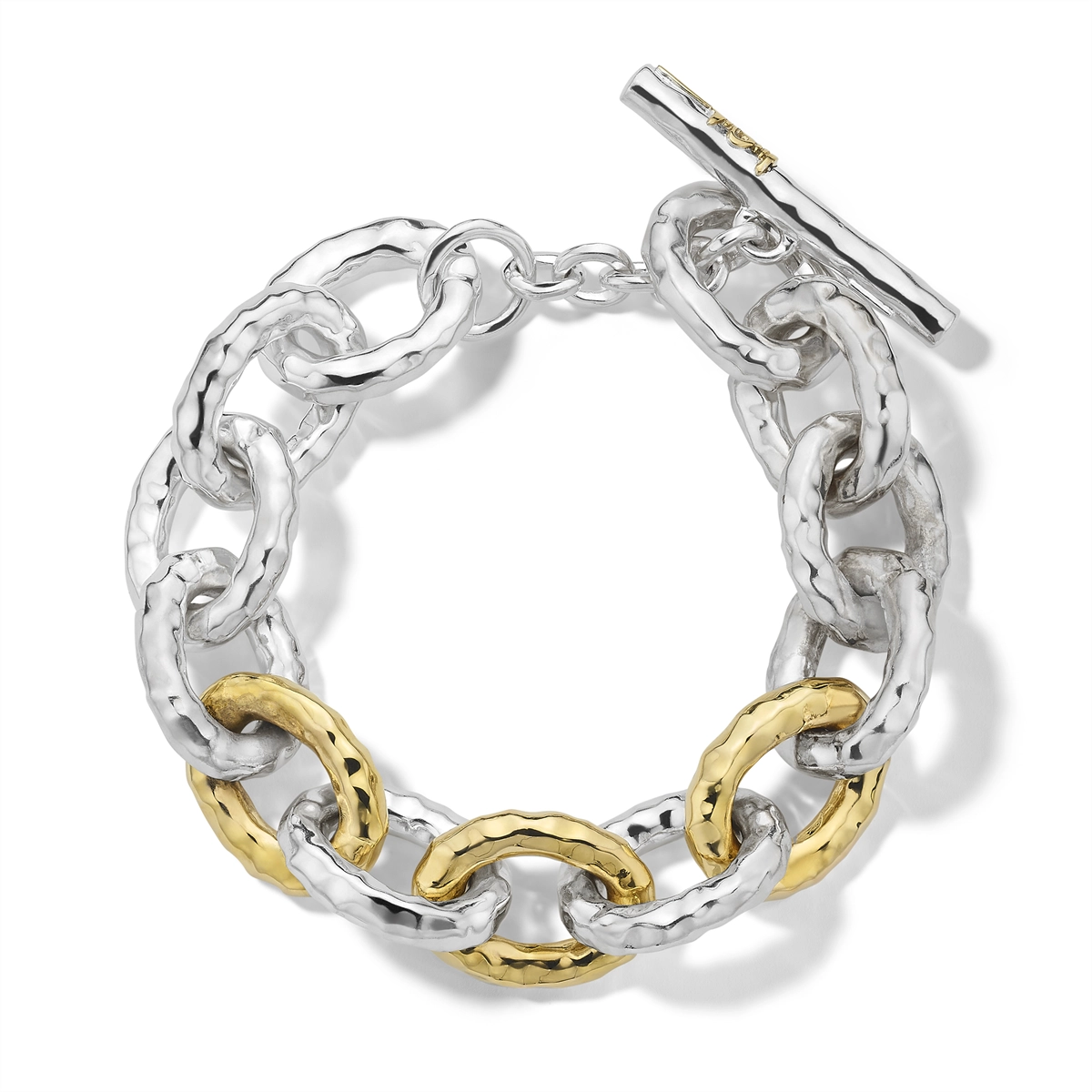 Women’s nature-inspired bracelet-Ippolita Silver and 18K Gold Chimera Bastille Bracelet