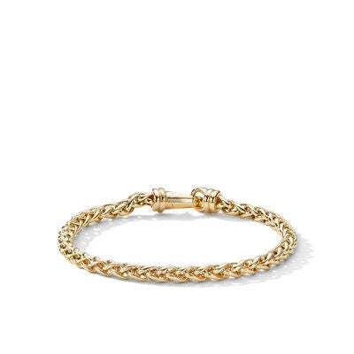 Women’s handmade bracelet-David Yurman 4mm Wheat Chain Bracelet