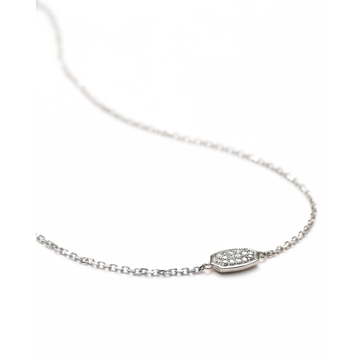 Women’s stackable bracelet-Kendra Scott Millicent 14K White Gold Diamond Bracelet