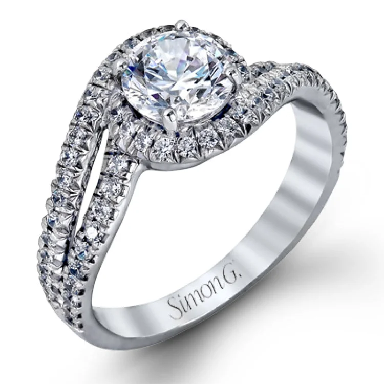 Women’s fancy-cut engagement ring-TR203 WEDDING SET